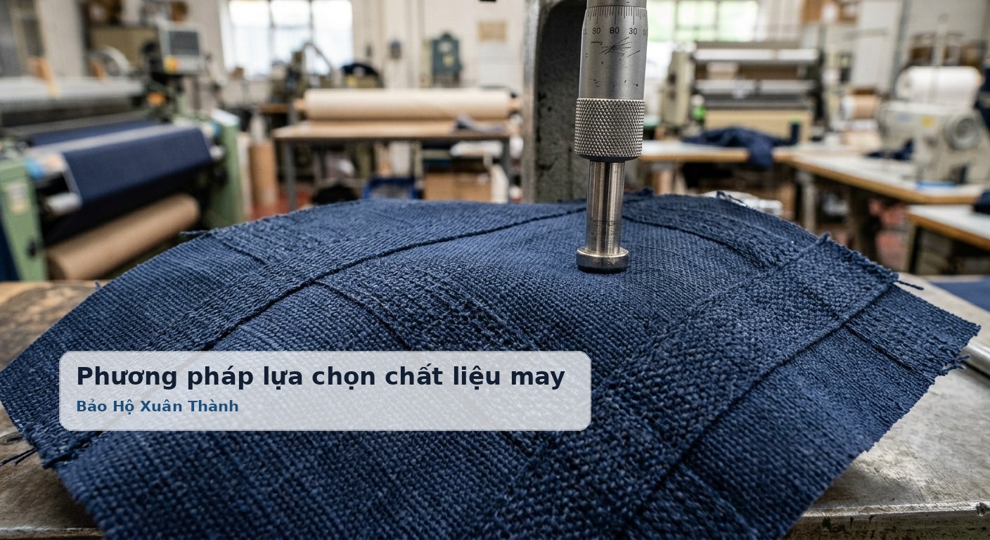 Phương pháp lựa chọn chất liệu may mặc tối ưu chi phí theo từng môi trường làm việc - Bảo Hộ Xuân Thành