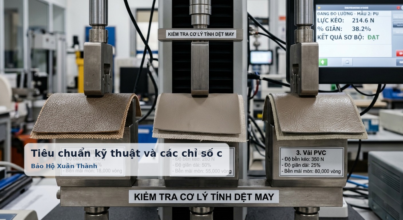Tiêu chuẩn kỹ thuật và các chỉ số cơ lý tính đo lường chất lượng - Bảo Hộ Xuân Thành