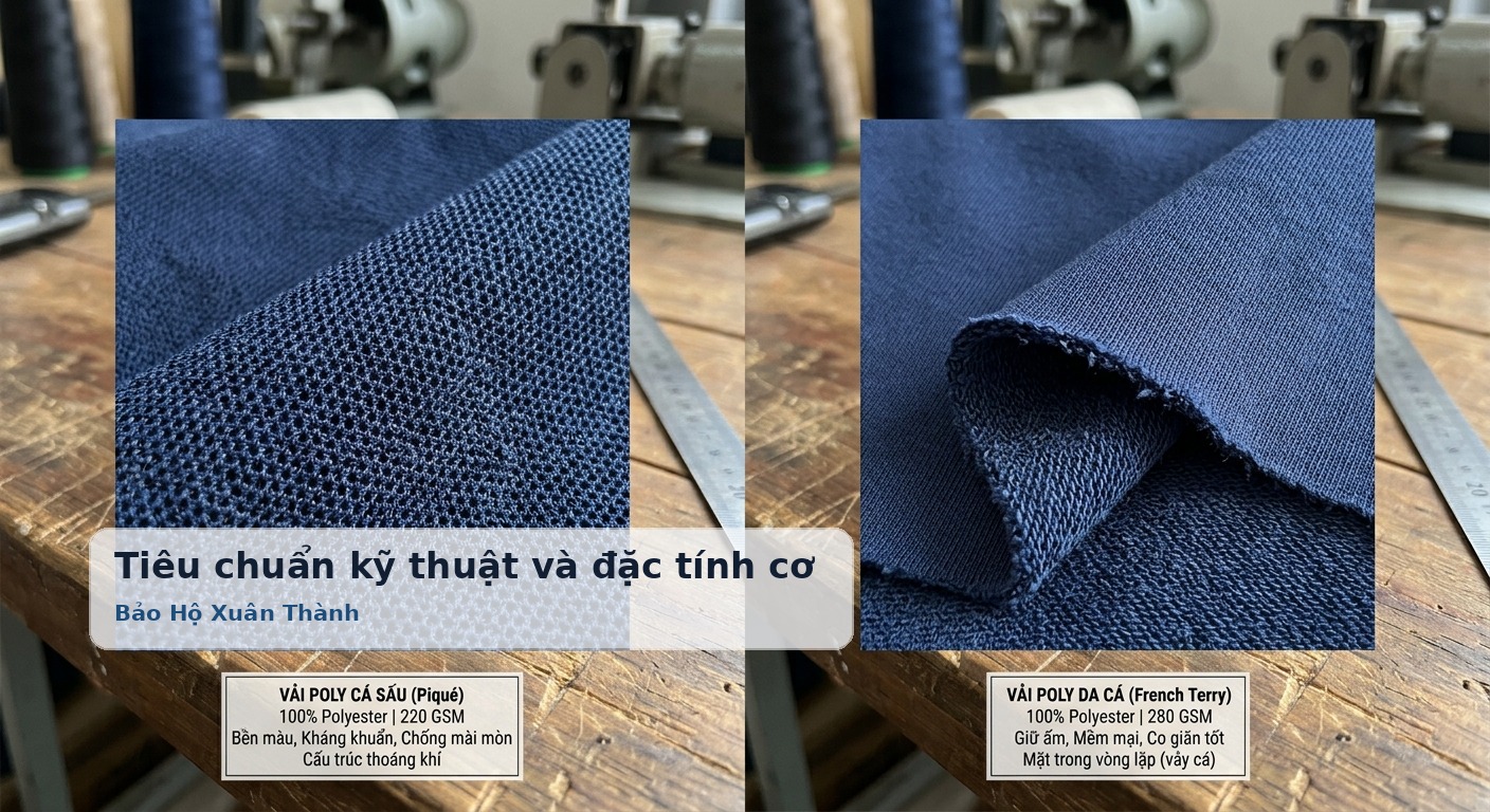 Tiêu chuẩn kỹ thuật và đặc tính cơ lý của từng dòng vải - Bảo Hộ Xuân Thành