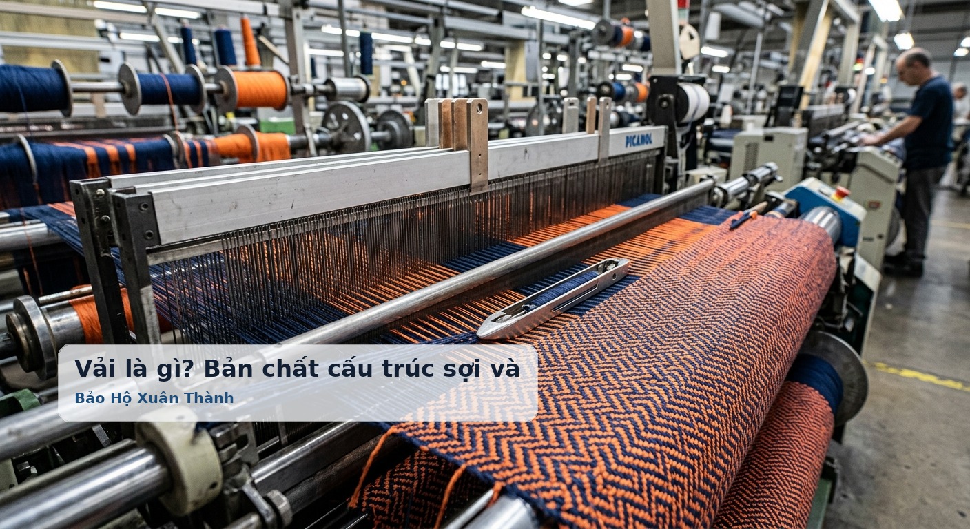 Vải là gì? Bản chất cấu trúc sợi và quy trình dệt may công nghiệp chuẩn - Bảo Hộ Xuân Thành